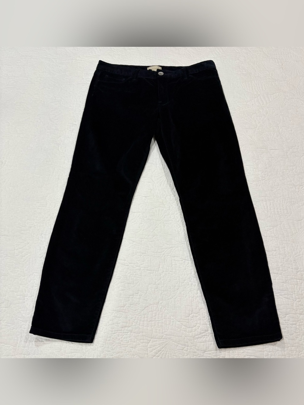 NWT Banana Republic Women’s Weskny Ankle Corduroy Pants Sz 31 True Navy Blue New